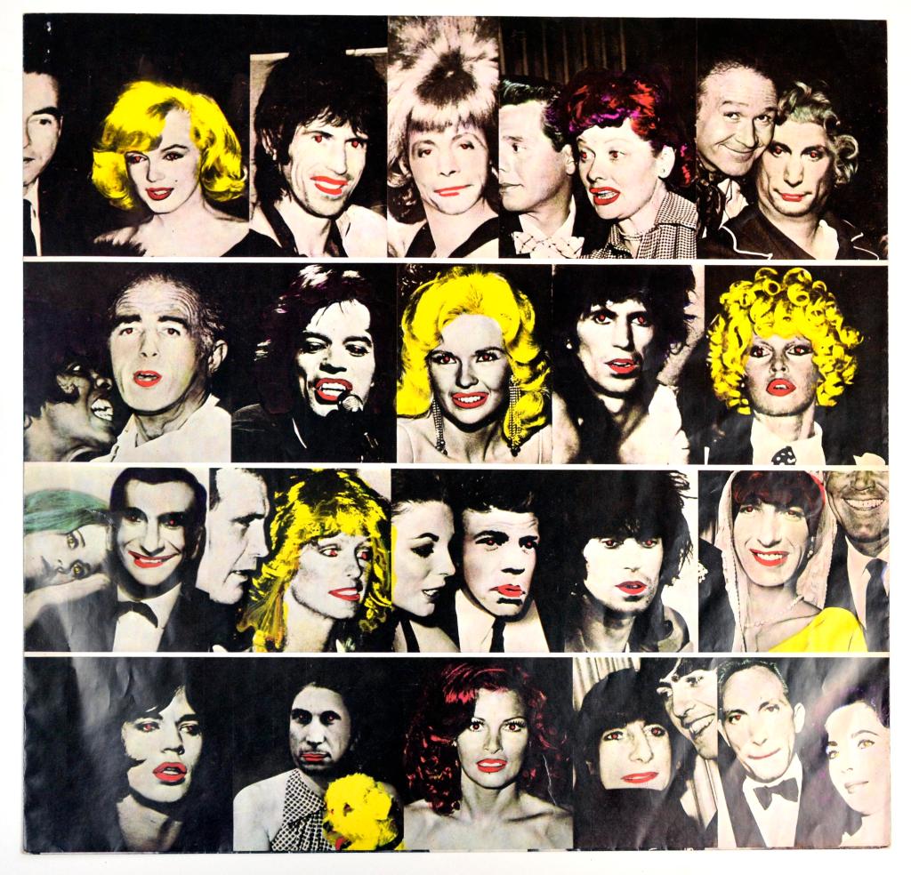 Inner sleeve art side one of Some Girls by The Rolling Stones